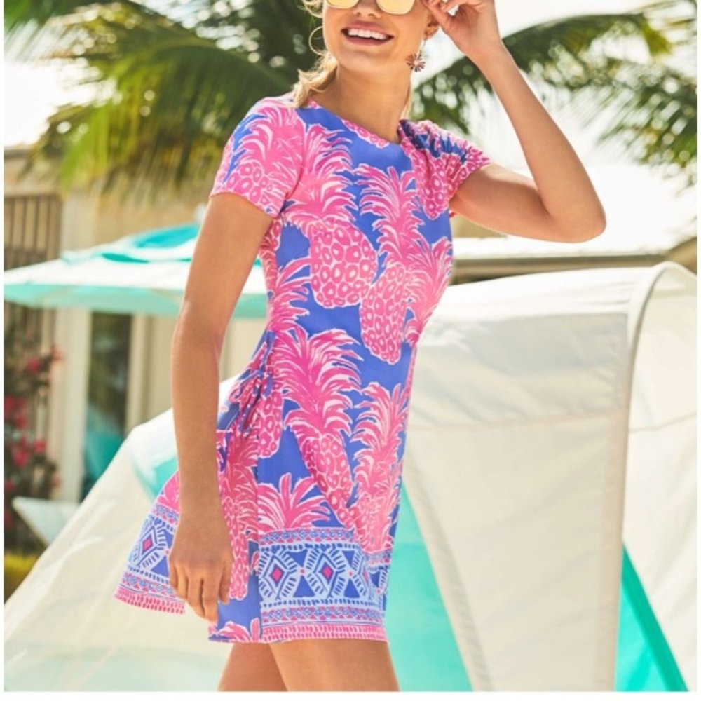 NWOT Lilly Pulitzer Blanca Blue Haven Flamenco